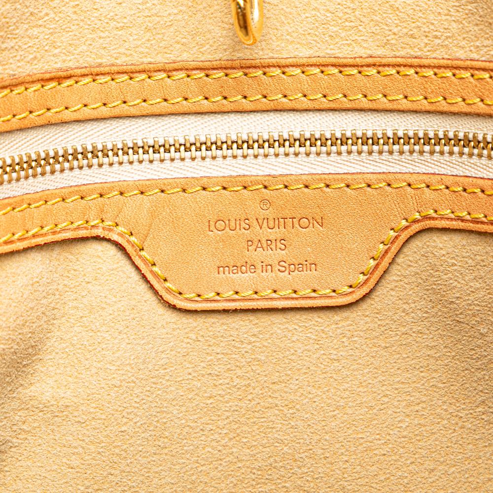 Louis Vuitton B Louis Vuitton White Damier Canvas Canvas Damier Azur Hampstead PM Spain