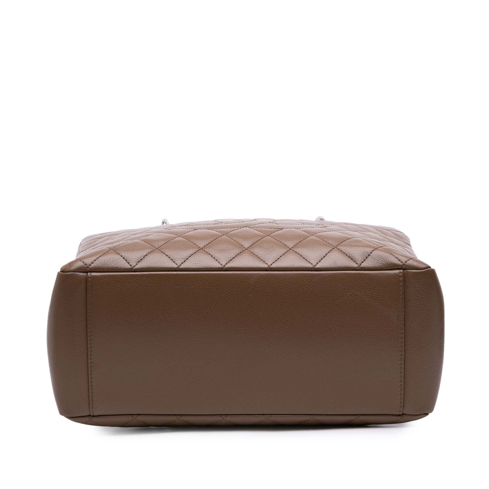 Chanel GST Quilted Caviar Leather Shopper Bag Brown