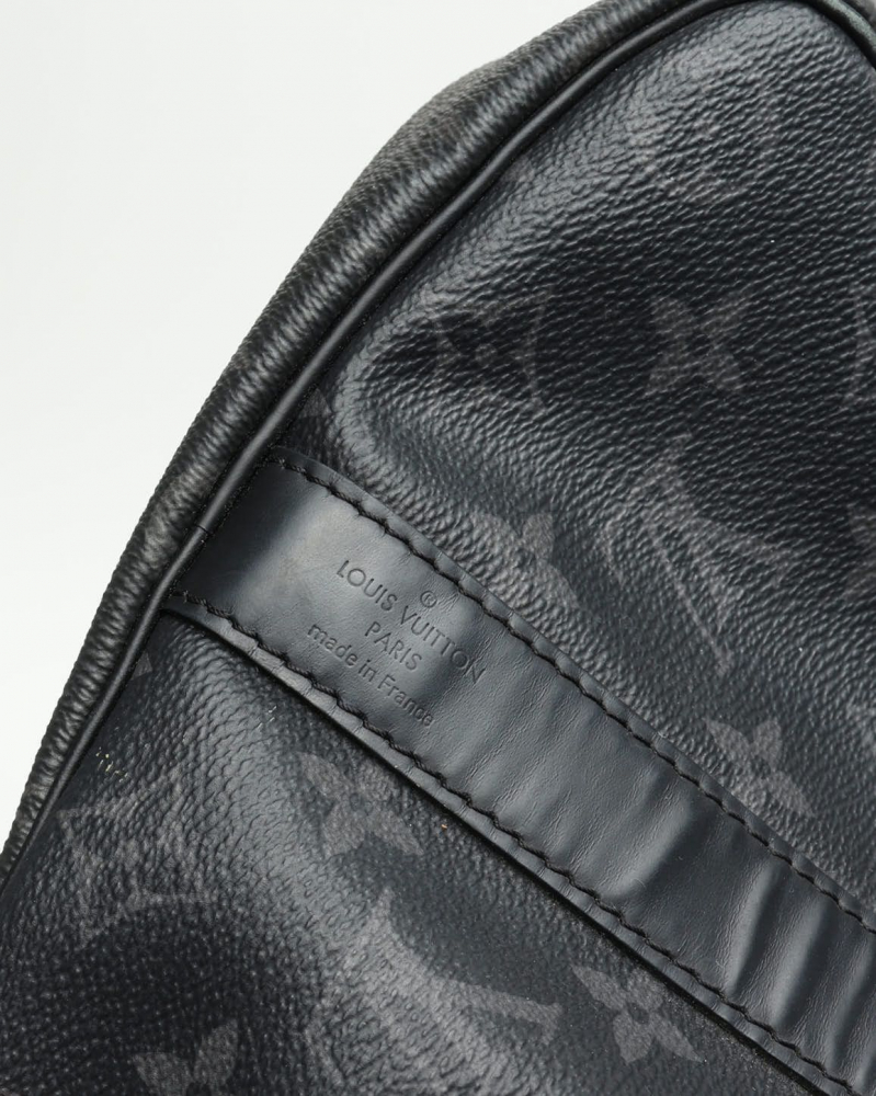 Louis Vuitton Monogram Eclipse Keepall Bandouliere 45 Weekend Bag