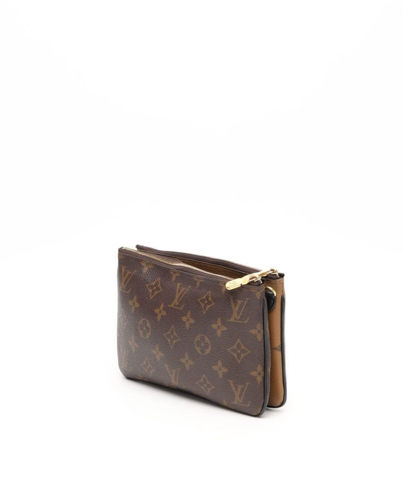 Louis Vuitton Giant Reverse Double Zip Pochette Bag
