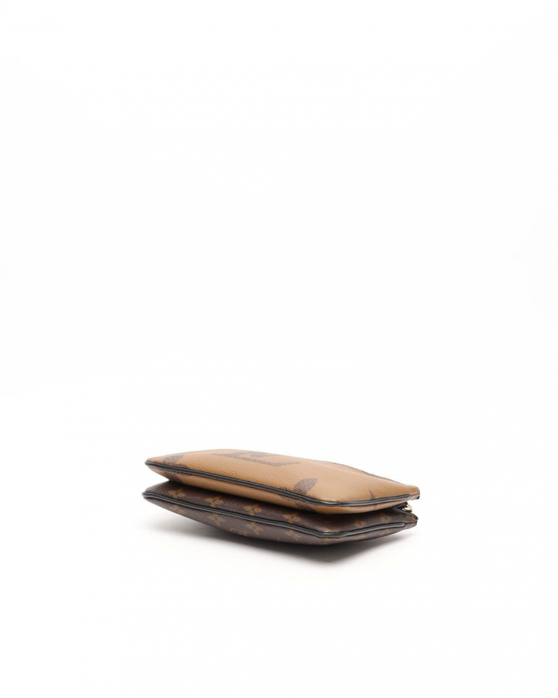 Louis Vuitton Giant Reverse Double Zip Pochette Bag