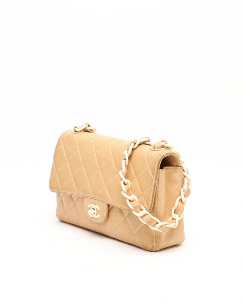 Chanel Classic Medium Plastic Chain Single Flap Bag
