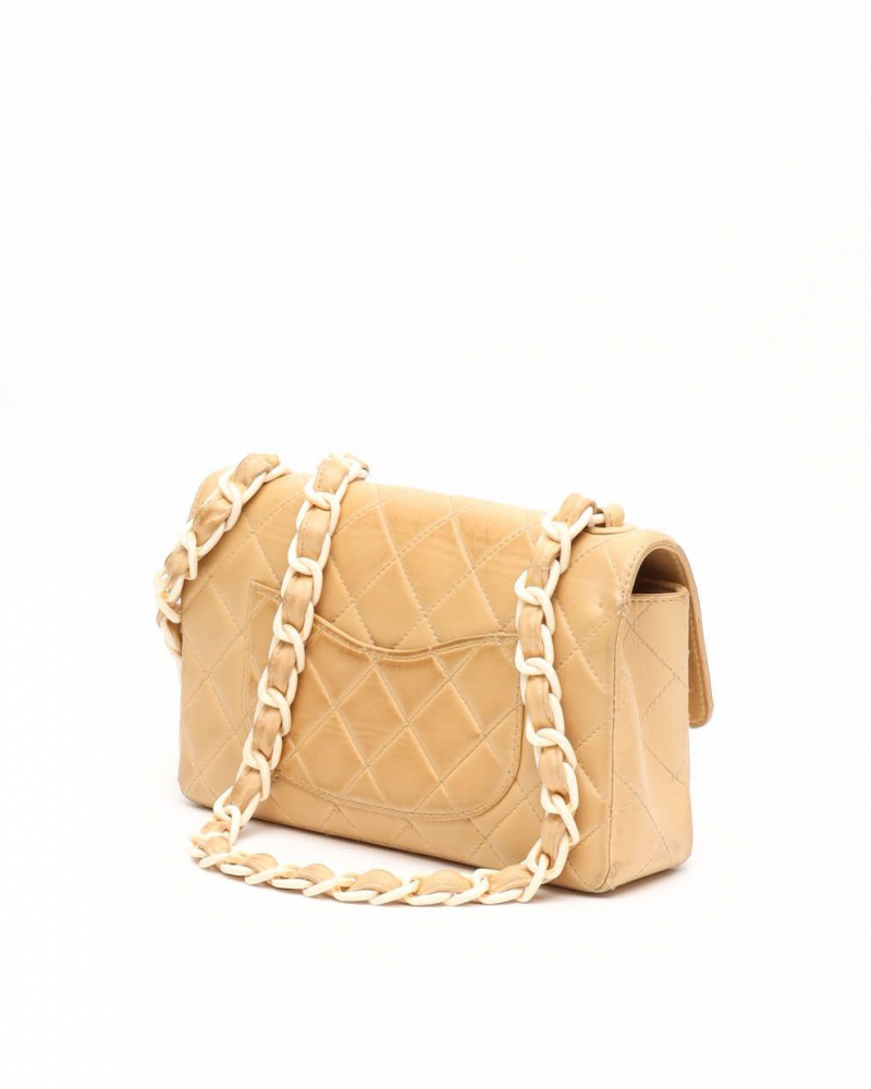 Chanel Classic Medium Plastic Chain Single Flap Bag
