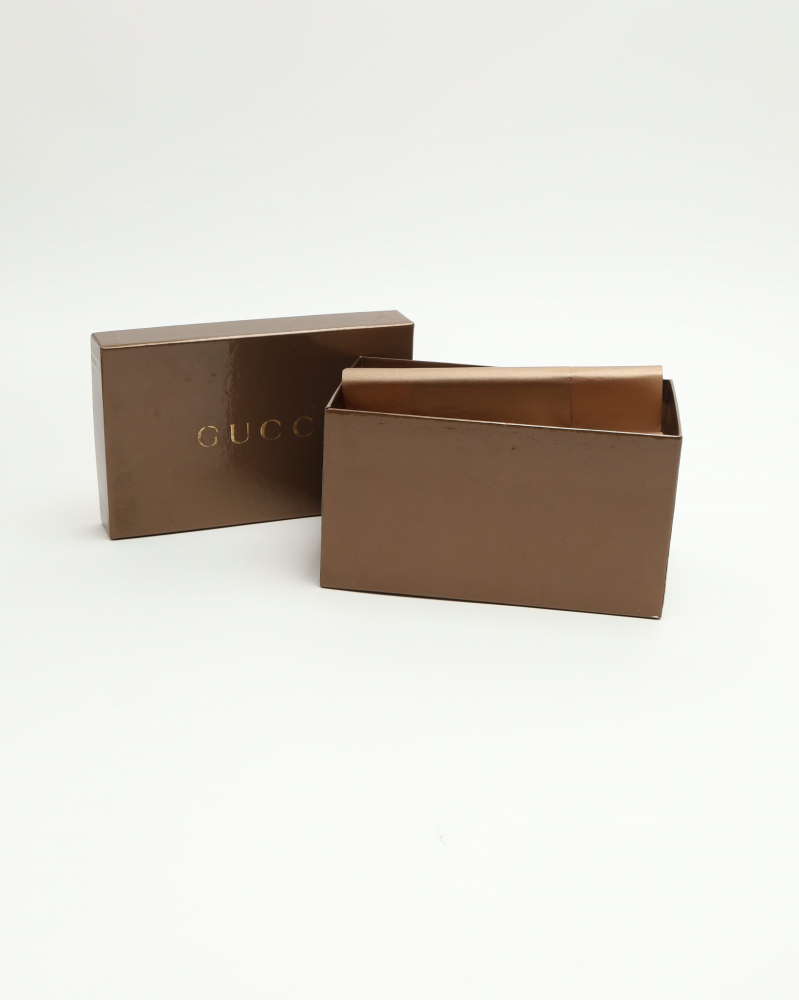 Gucci Canvas and Leather Pouch