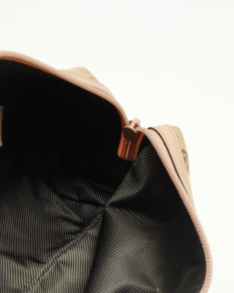 Gucci Canvas and Leather Pouch