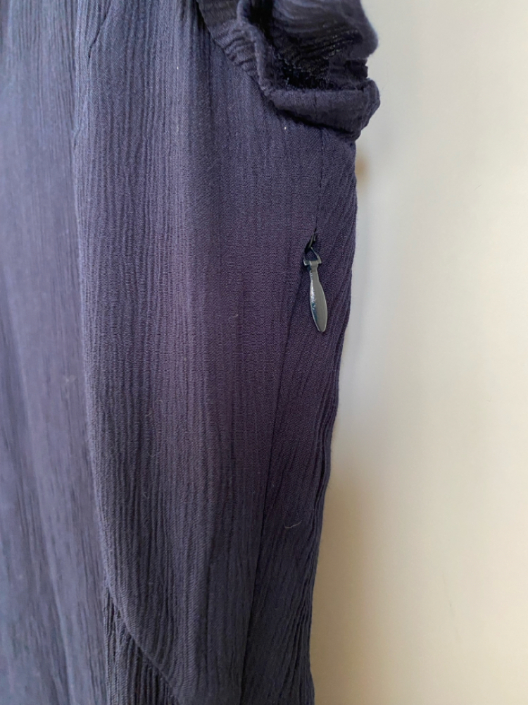 CAROLL Paris Navy blue lined dress