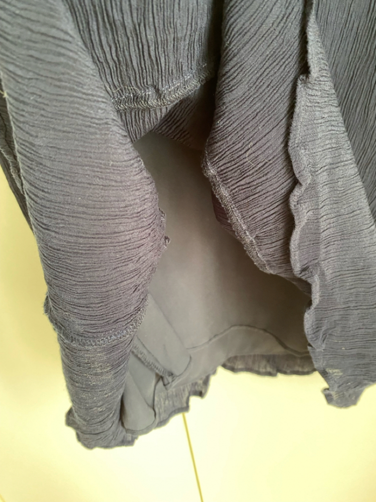 CAROLL Paris Navy blue lined dress