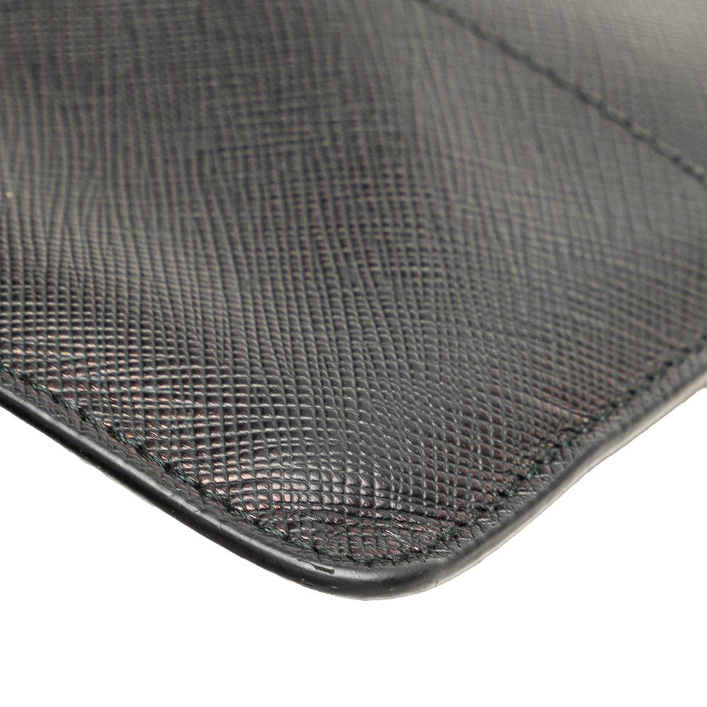 Prada B Prada Black Saffiano Leather Crossbody Italy