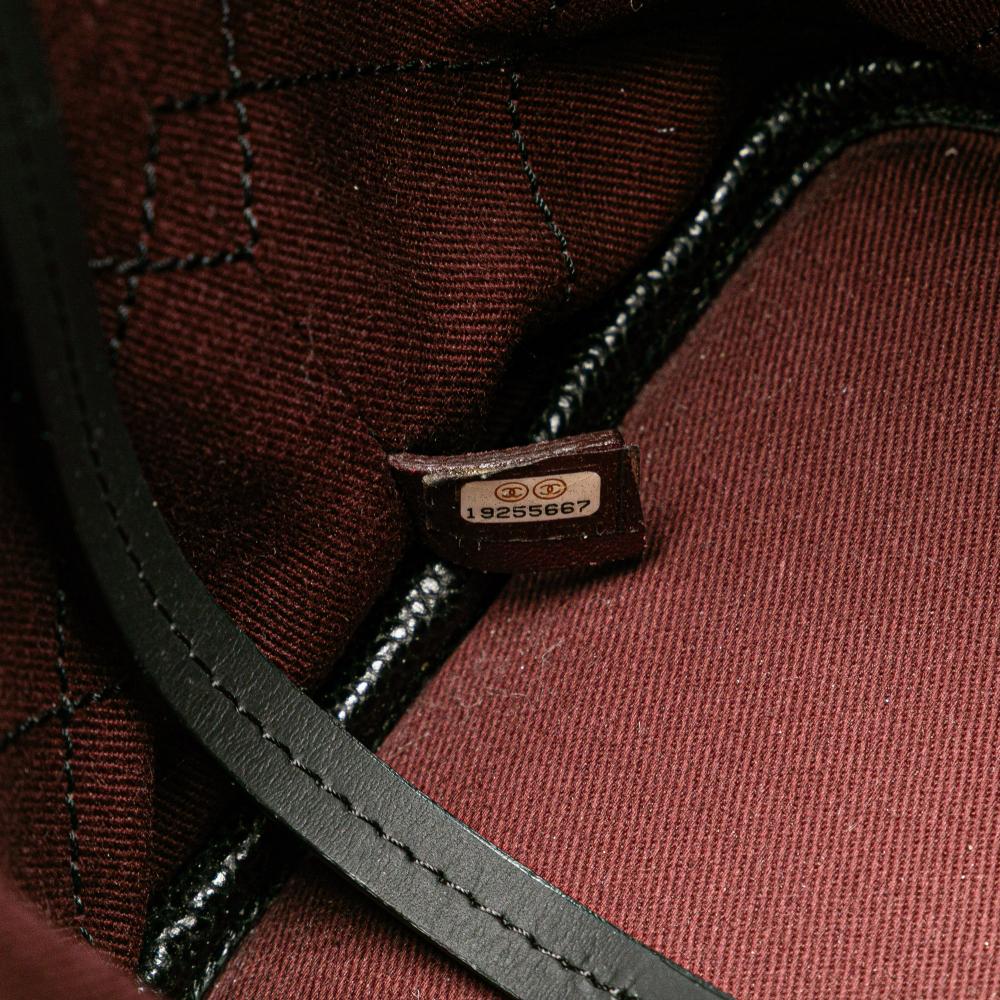 Chanel B Chanel Black Caviar Leather Leather CC Caviar Wild Stitch On the Road Tote Italy