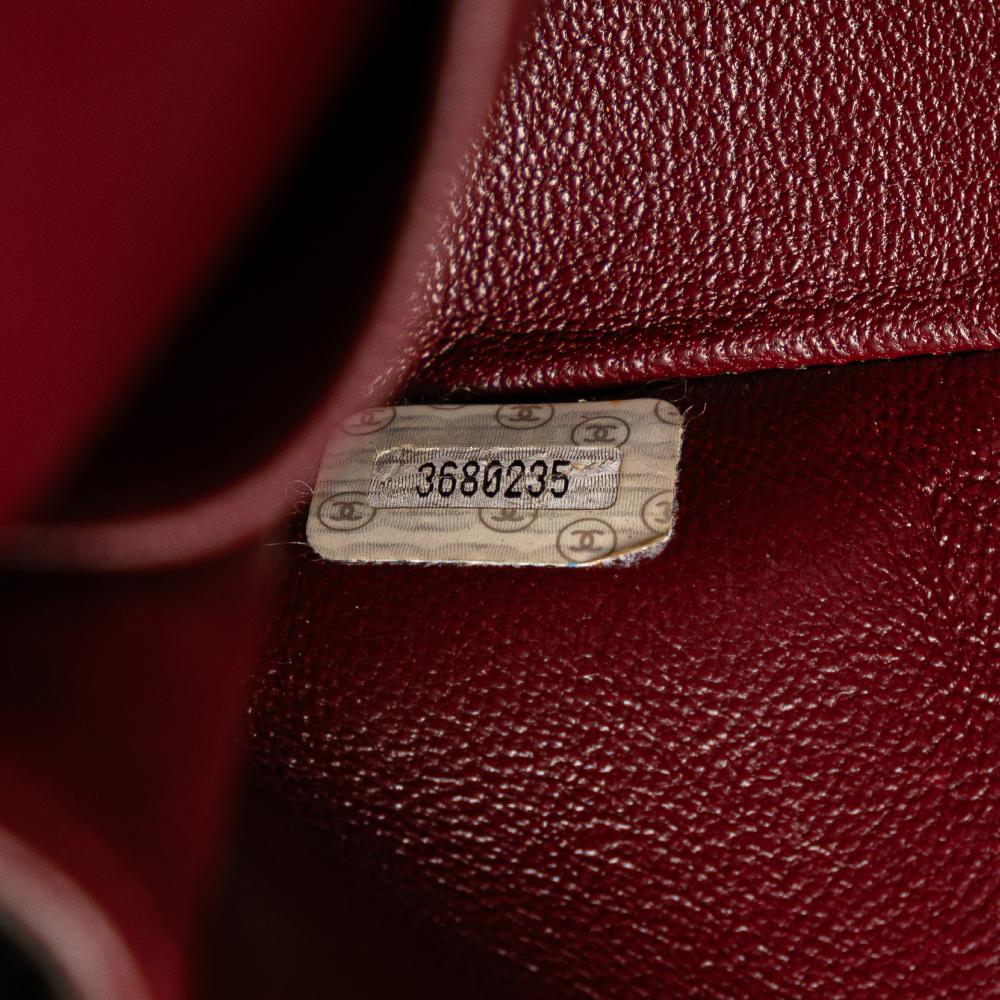 Chanel B Chanel Black Lambskin Leather Leather Small Classic Lambskin Double Flap France