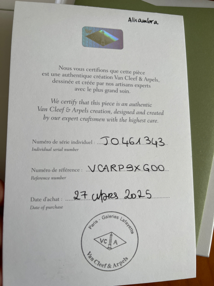 Van Cleef & Arpels Vintage Alhambra pendant