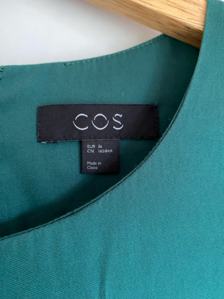 Cos Robe verte bouffante