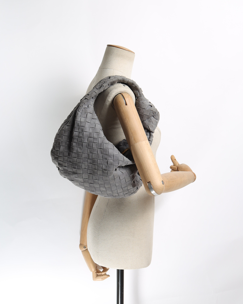 Bottega Veneta Intrecciato Suede Jodie Teen Bag