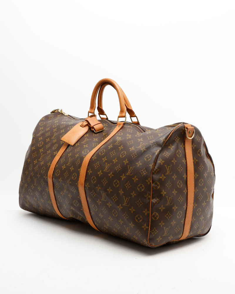 Louis Vuitton Monogram Keepall Bandoulière 60 Weekend Bag