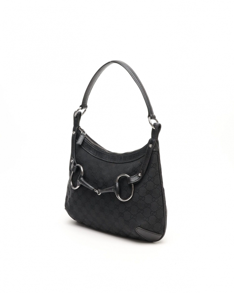 Gucci GG Horsebit Shoulder Bag