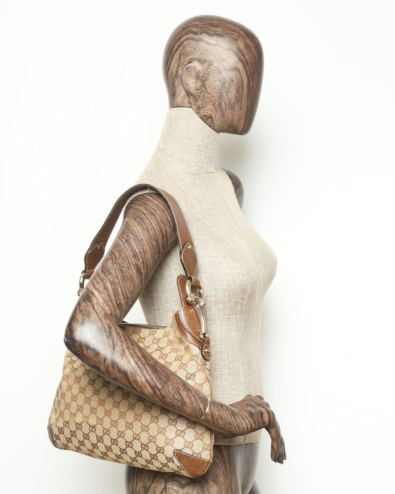 Gucci GG Horsebit Shoulder Bag