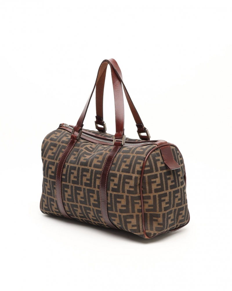 Fendi Zucca Boston Bag