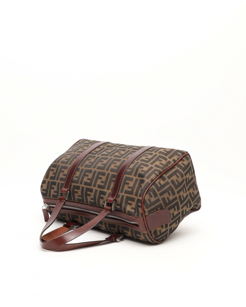 Fendi Zucca Boston Bag