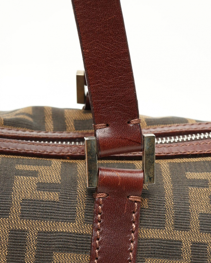 Fendi Zucca Boston Bag