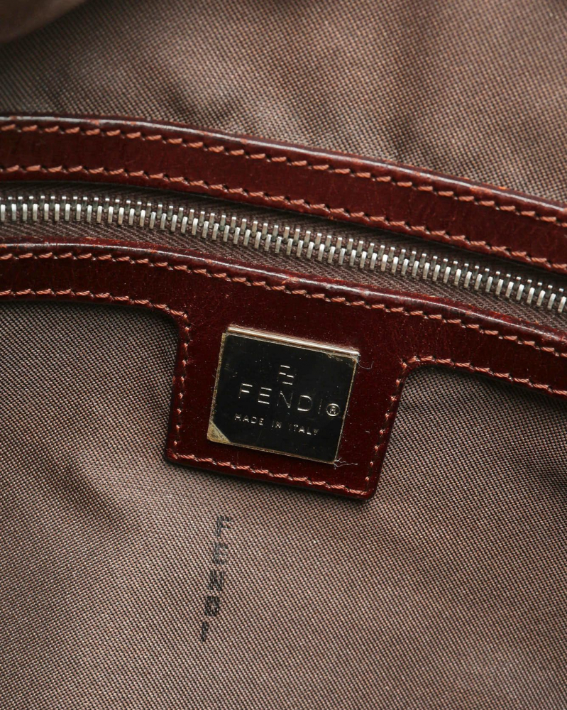 Fendi Zucca Boston Bag