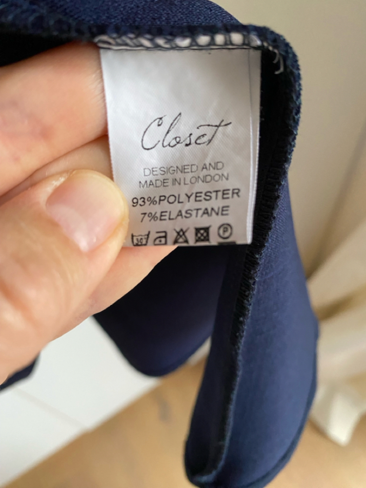 Closet London Blaues Kleid