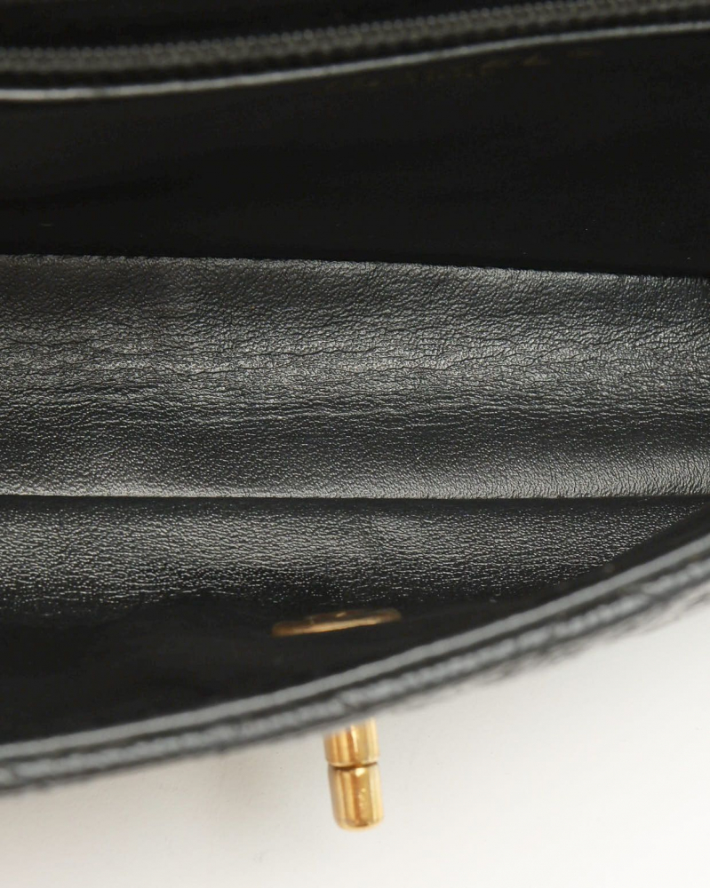 Chanel Classic Caviar Crumpled Small Single Flap Bag