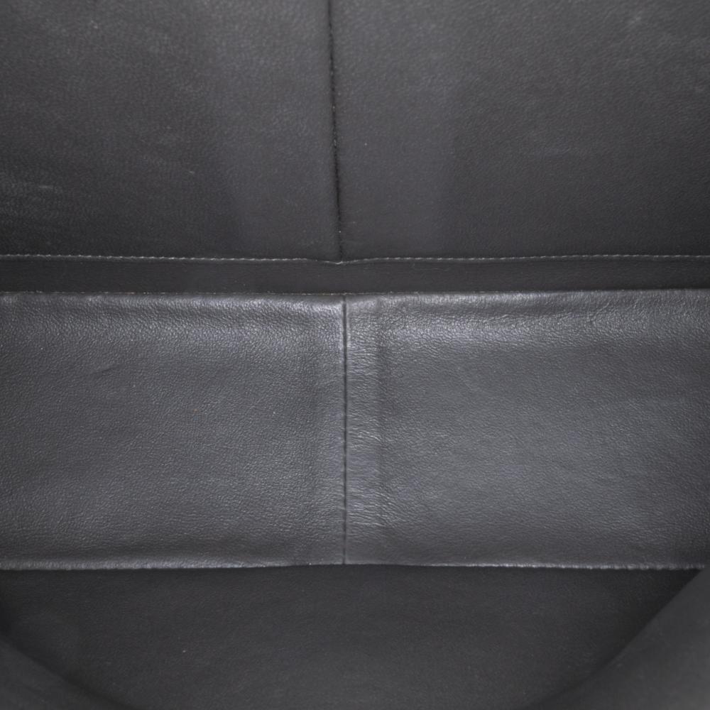 Chanel AB Chanel Gray Dark Gray Lambskin Leather Leather Jumbo Classic Lambskin Double Flap Italy