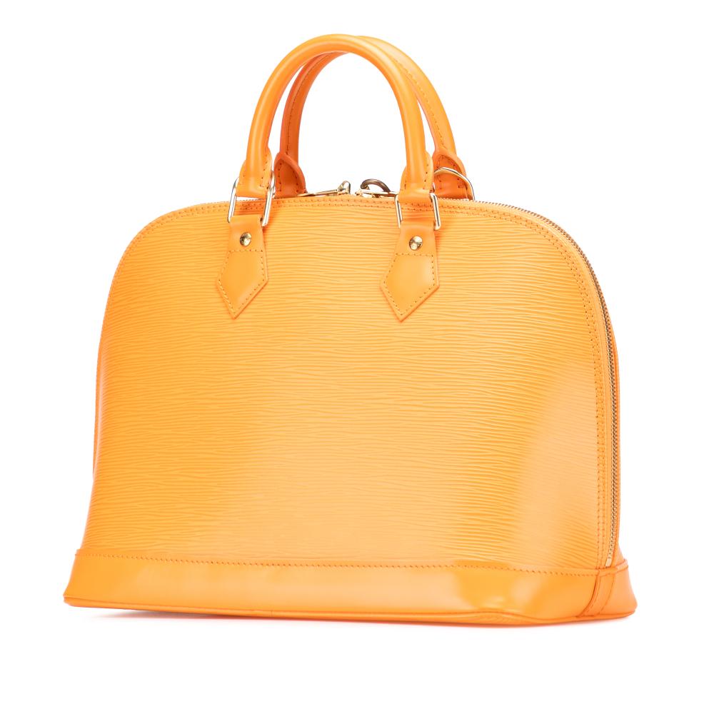 Louis Vuitton B Louis Vuitton Orange Epi Leather Leather Epi Alma PM France