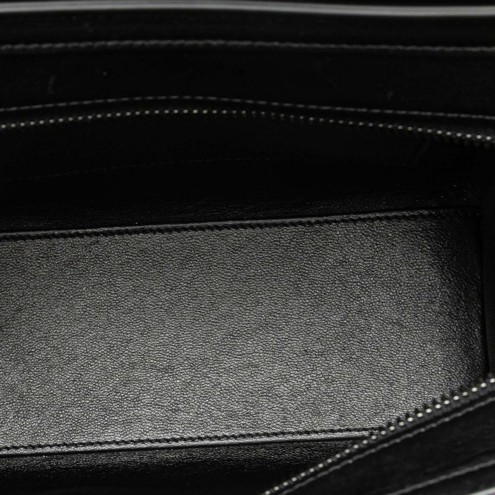 Celine B Celine Red with Multi Calf Leather Nano Tricolor Luggage Tote Italy