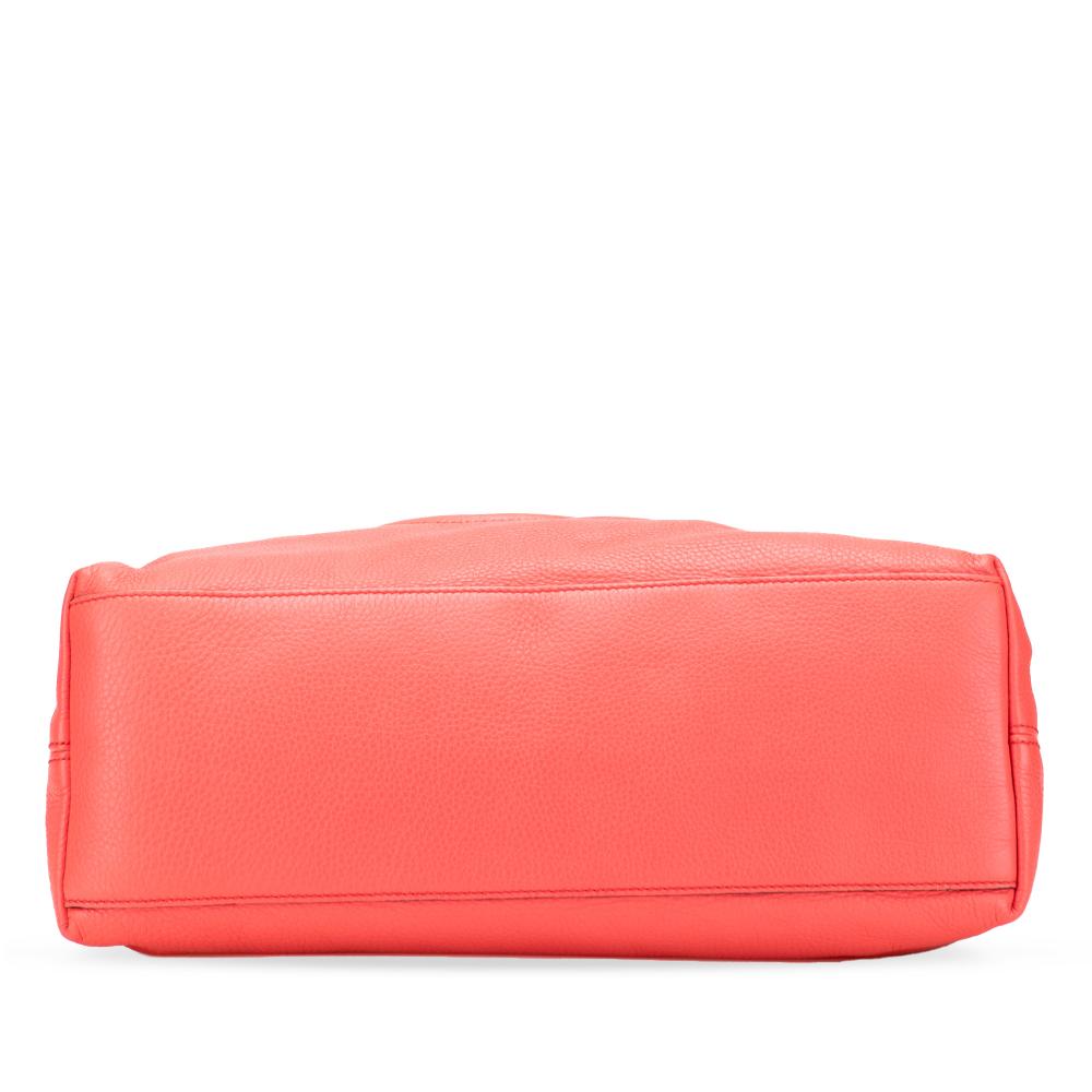 Gucci AB Gucci Pink Blush Calf Leather Medium Soho Chain Tote Italy