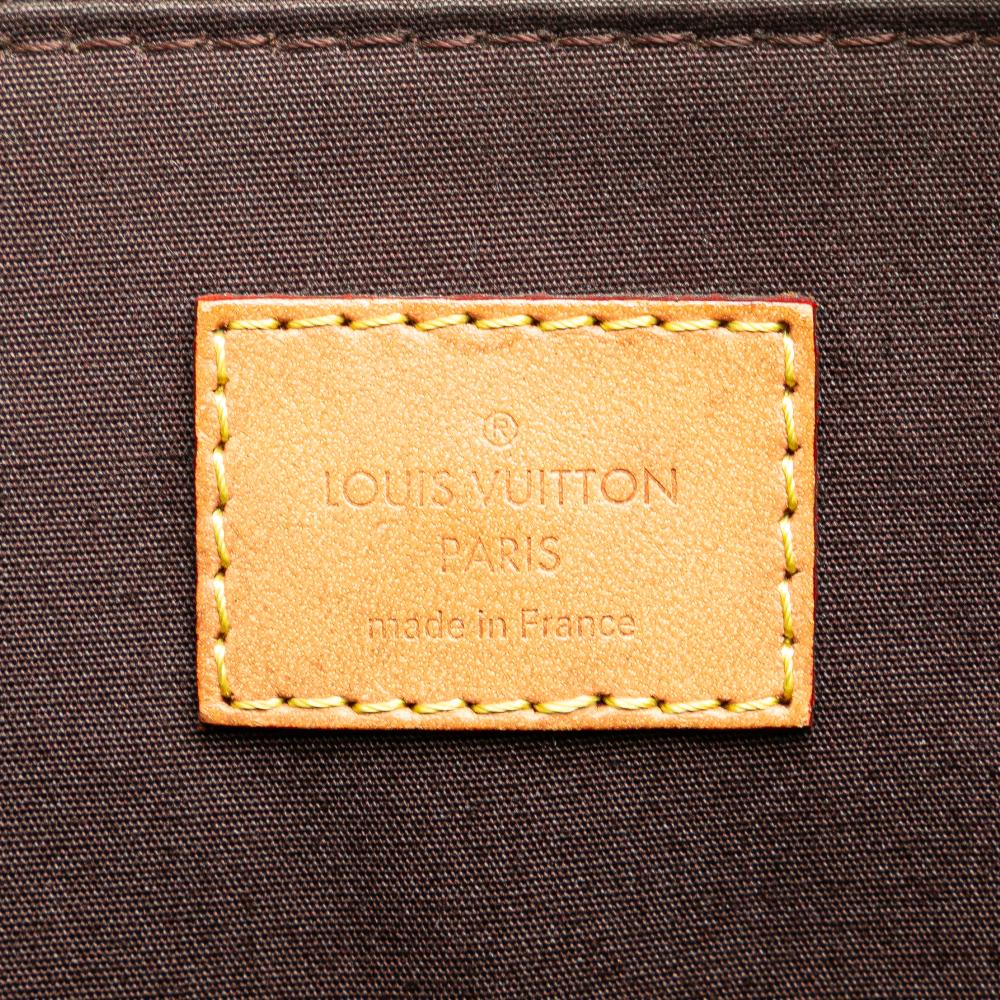 Louis Vuitton B Louis Vuitton Purple Vernis Leather Leather Monogram Vernis Alma PM France