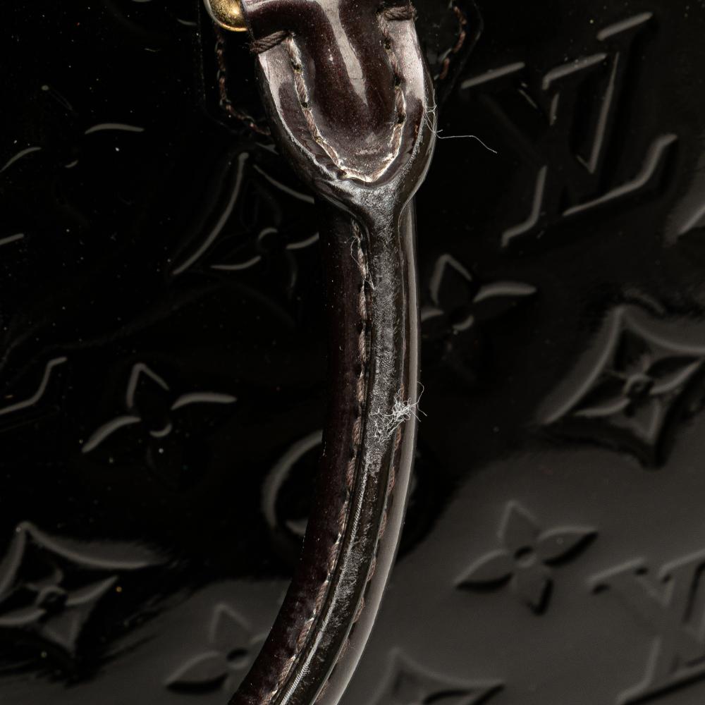 Louis Vuitton B Louis Vuitton Purple Vernis Leather Leather Monogram Vernis Alma PM France