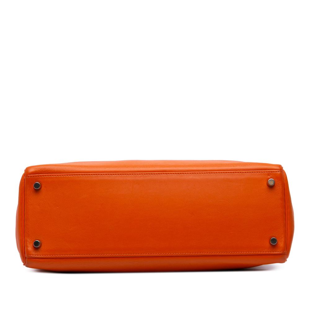 Hermès B Hermès Orange Calf Leather Swift Kelly II Retourne 35 France