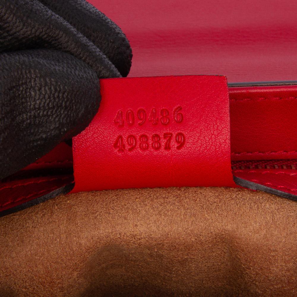 Gucci B Gucci Pink Calf Leather Medium Bicolor Padlock Shoulder Bag Italy