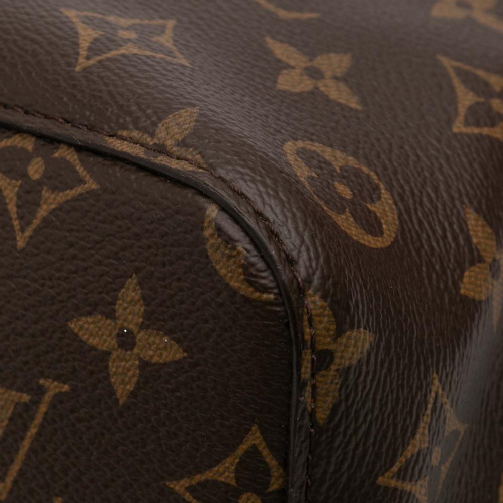 Louis Vuitton B Louis Vuitton Brown with Red Monogram Canvas Canvas Monogram Neonoe MM France