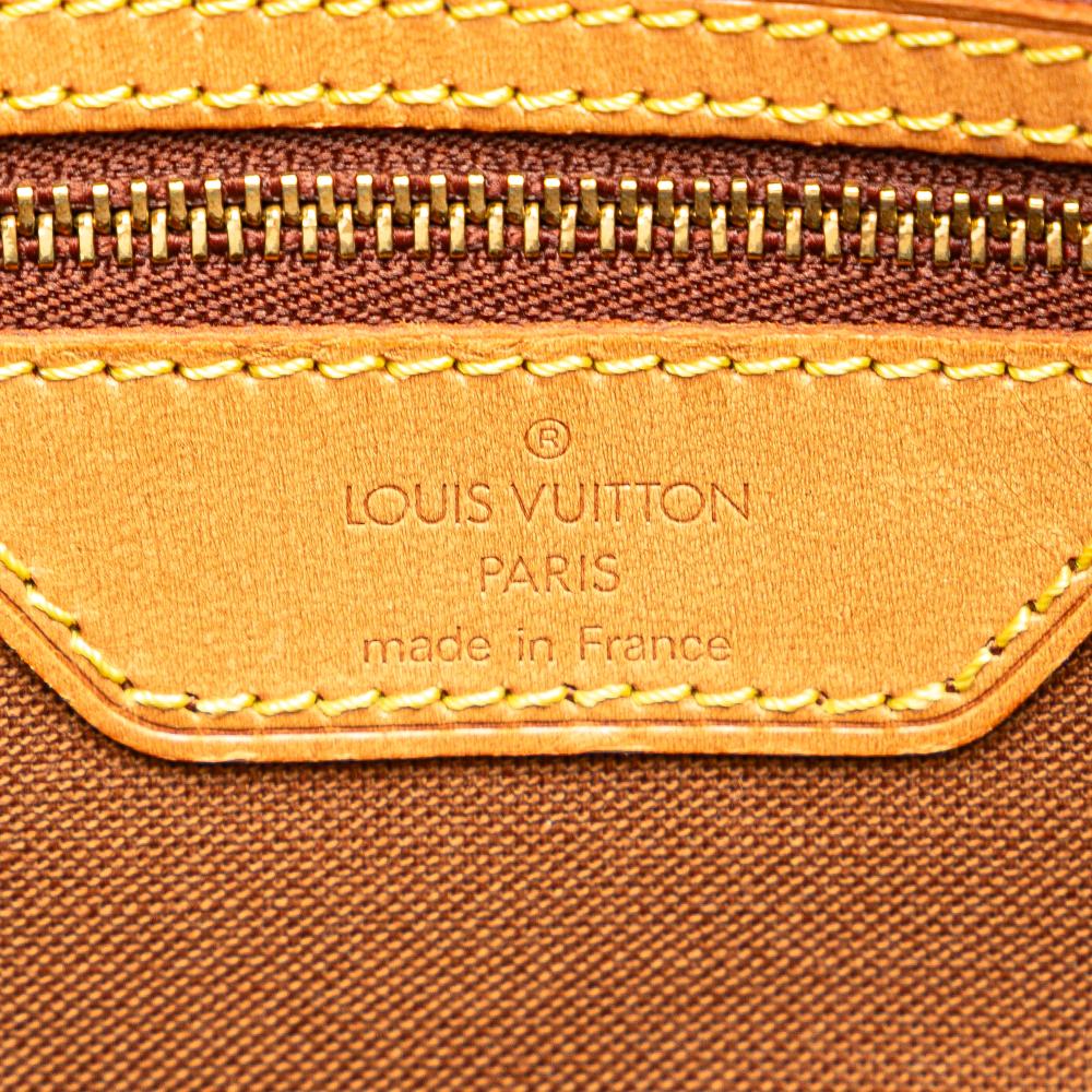 Louis Vuitton B Louis Vuitton Brown Monogram Canvas Canvas Monogram Cabas Mezzo France
