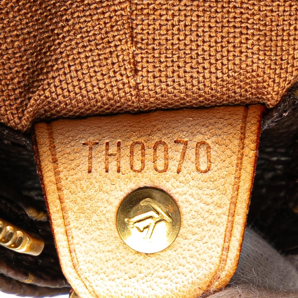 Louis Vuitton B Louis Vuitton Brown Monogram Canvas Canvas Monogram Cabas Mezzo France