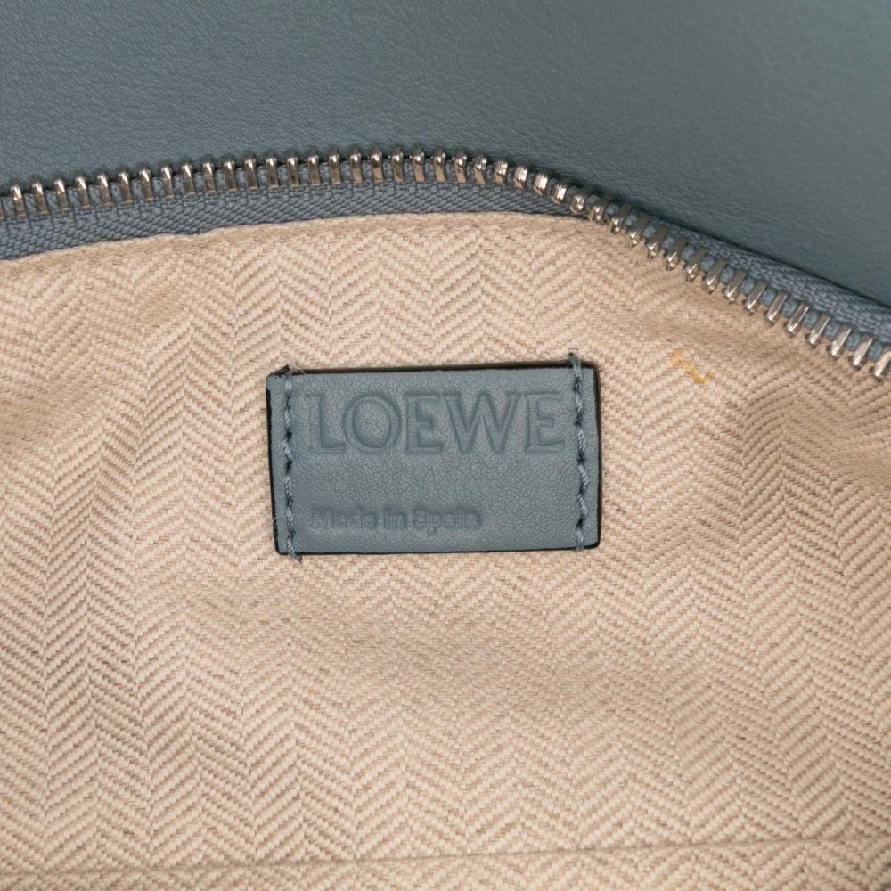 Loewe AB LOEWE Blue Light Blue Calf Leather Small skin Puzzle Satchel Spain