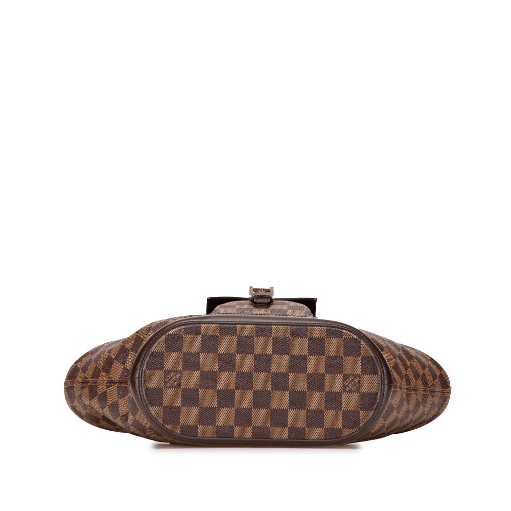 Louis Vuitton B Louis Vuitton Brown Damier Canvas Canvas Damier Ebene Manosque PM France