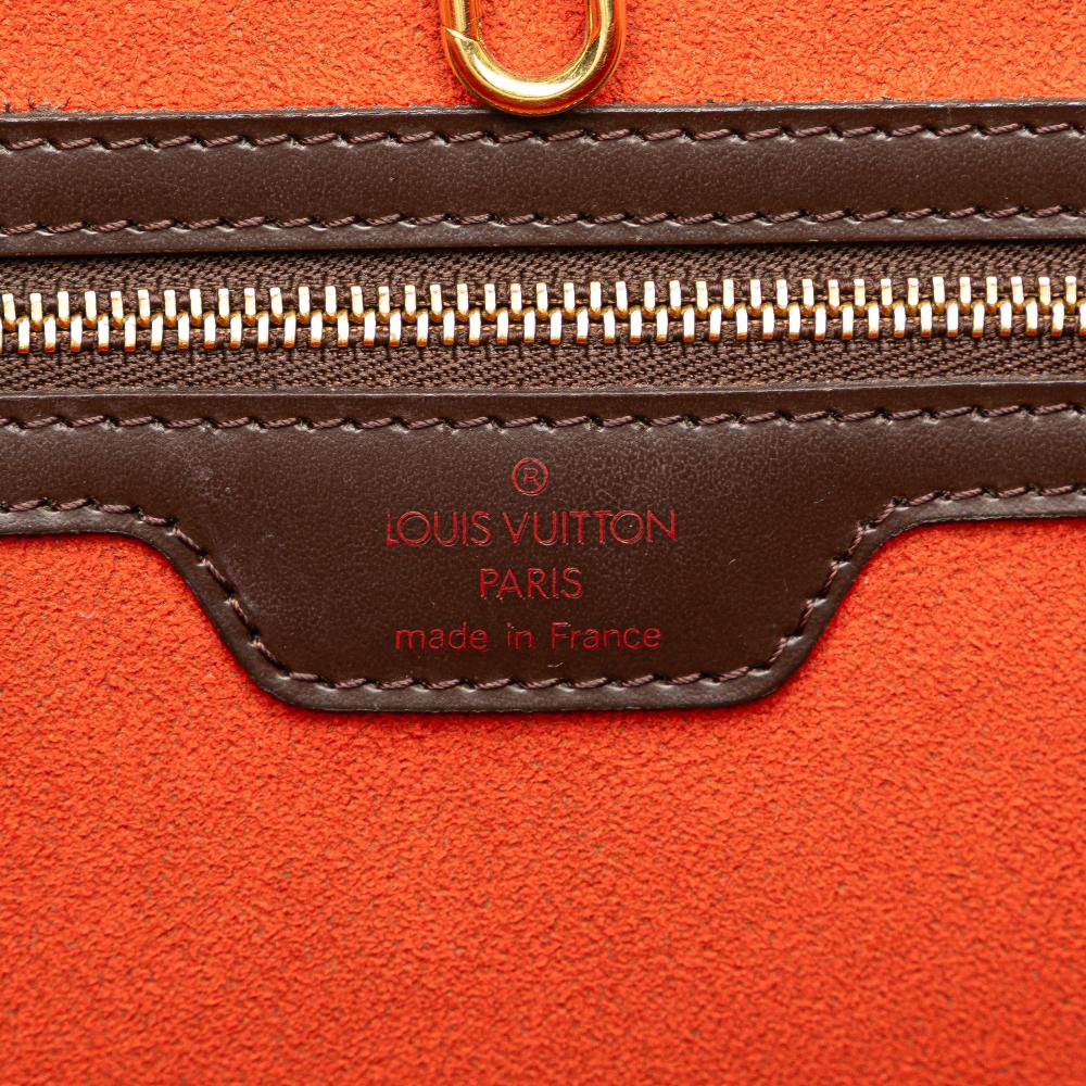 Louis Vuitton B Louis Vuitton Brown Damier Canvas Canvas Damier Ebene Manosque PM France