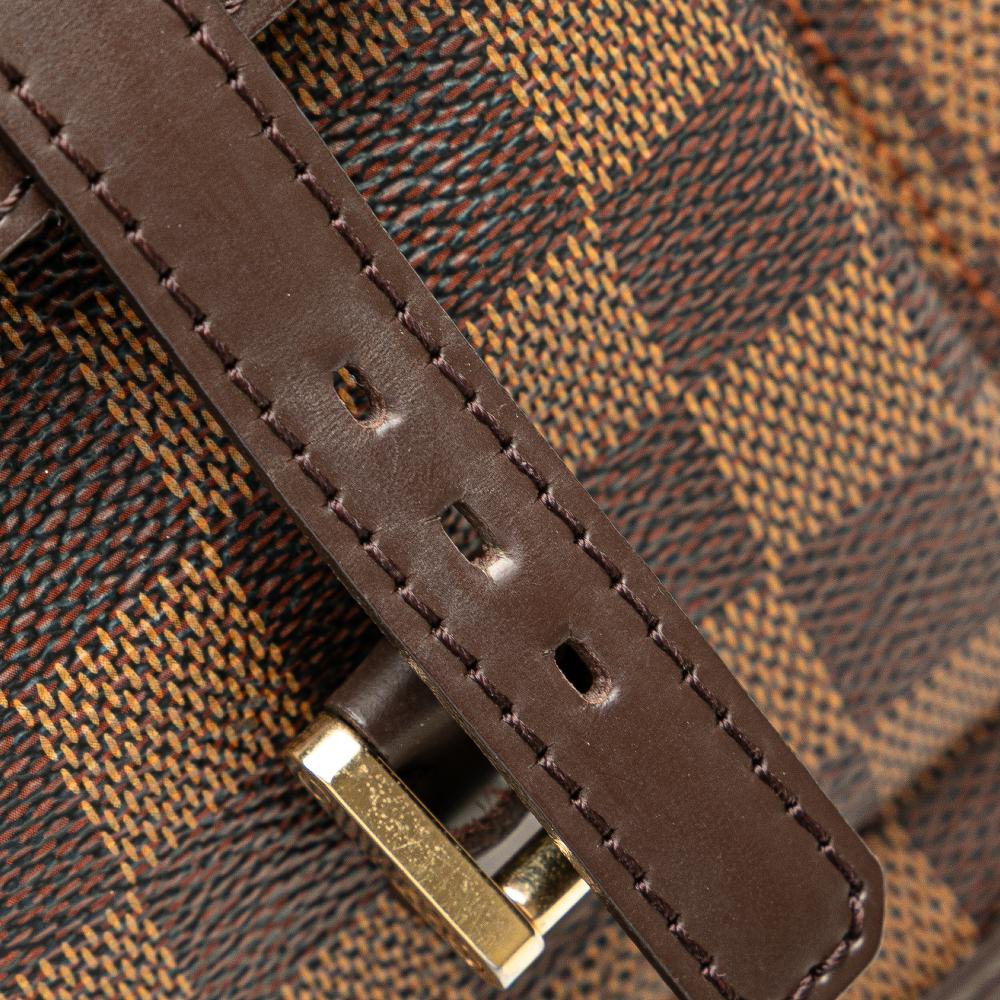 Louis Vuitton B Louis Vuitton Brown Damier Canvas Canvas Damier Ebene Manosque PM France