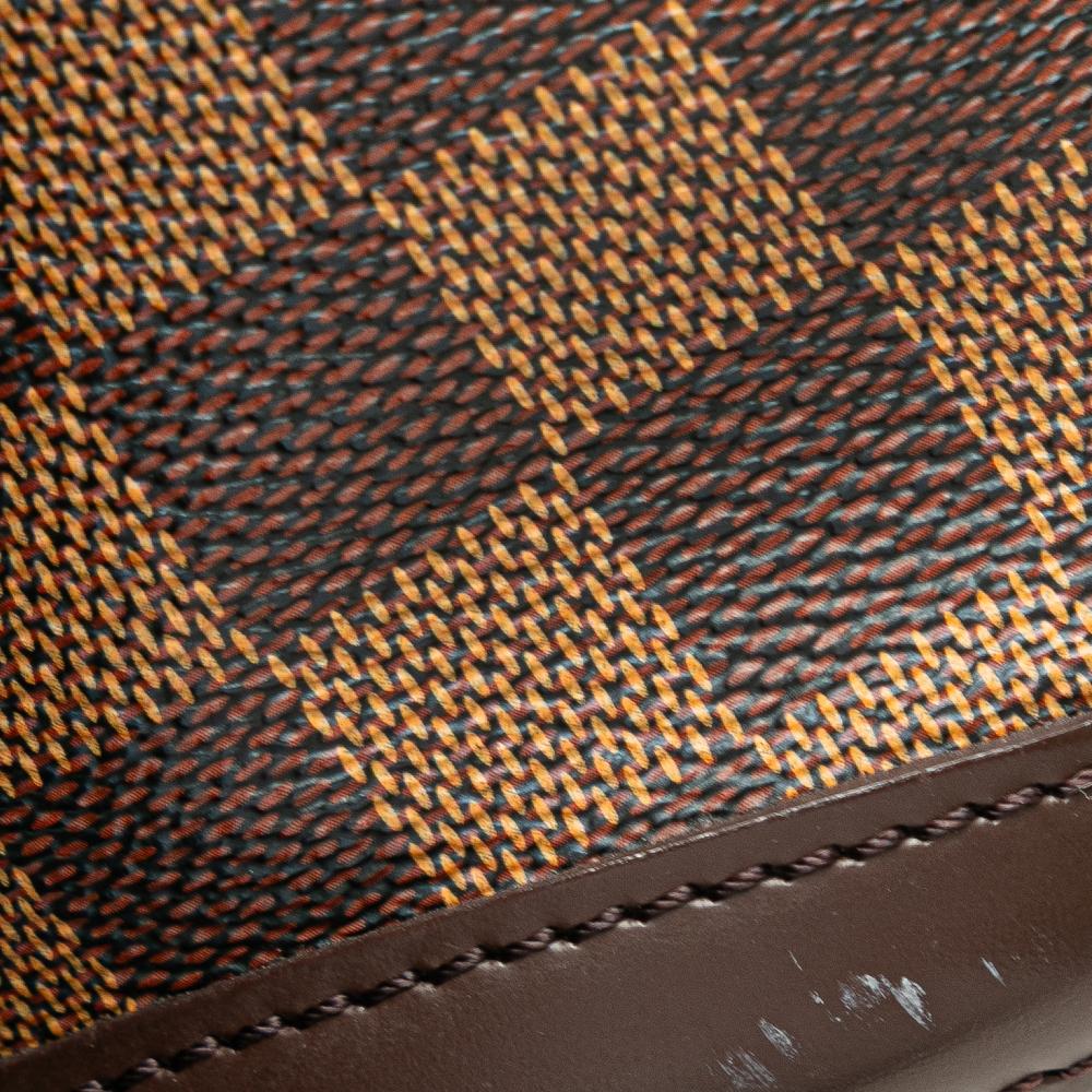 Louis Vuitton B Louis Vuitton Brown Damier Canvas Canvas Damier Ebene Manosque PM France