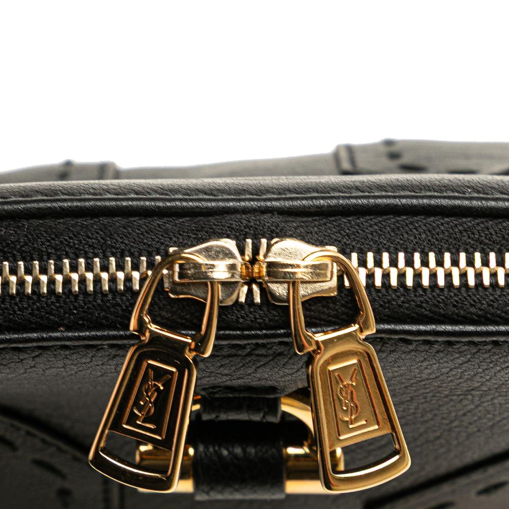 Saint Laurent B Saint Laurent Black Calf Leather Mini Muse Chain Bag Italy