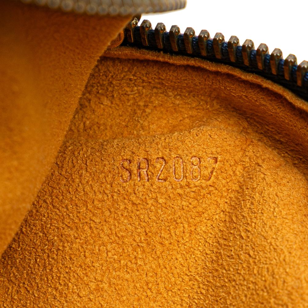 Louis Vuitton B Louis Vuitton Blue Denim Fabric Monogram Camera Bag France