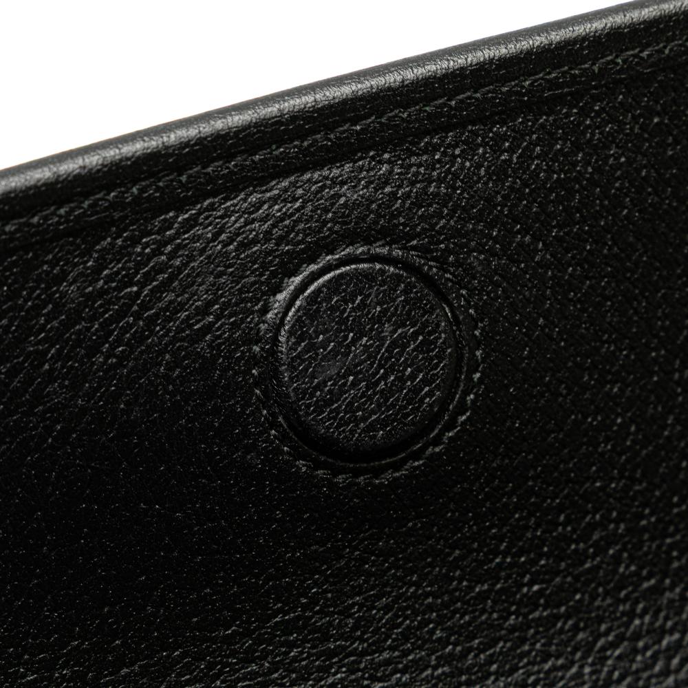 Gucci AB Gucci Black Coated Canvas Fabric GG Supreme Psychedelic Belt Bag Italy