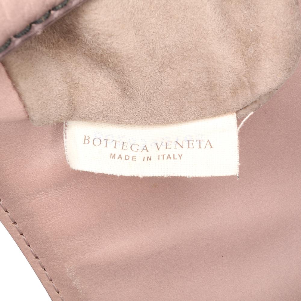 Bottega Veneta B Bottega Veneta Pink Nappa Leather Leather Nappa Intrecciato Mirror Lens Shoulder Bag Italy