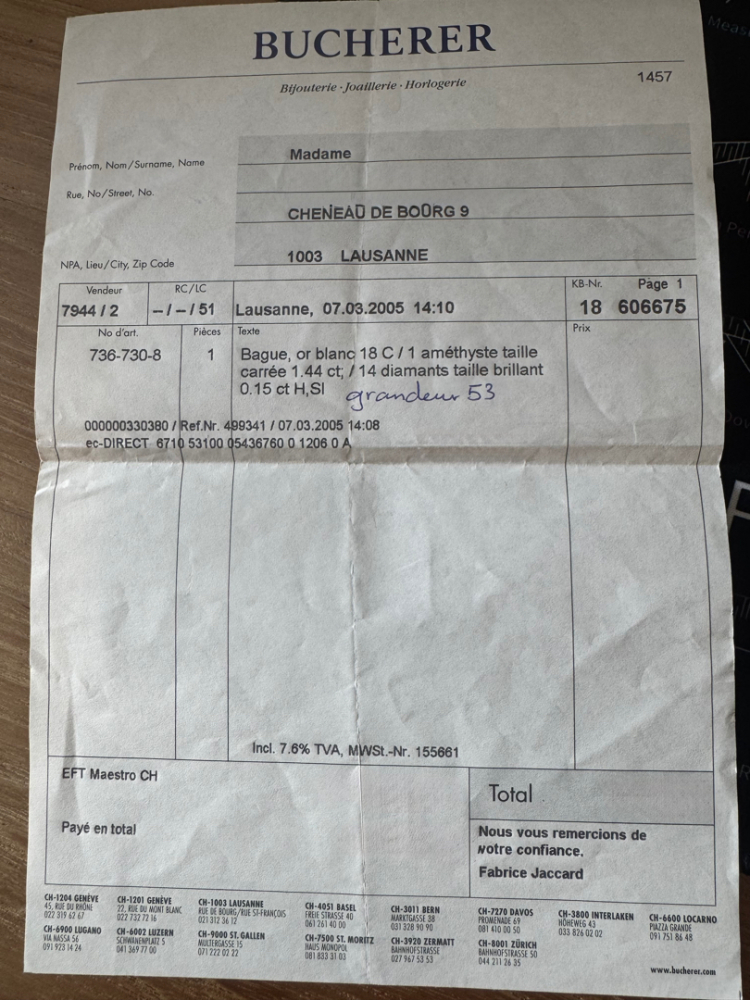 Bucherer Baque oder schwarz