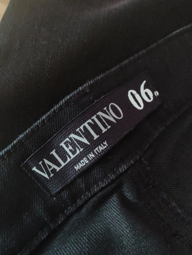 Valentino nietenjeans schwarz