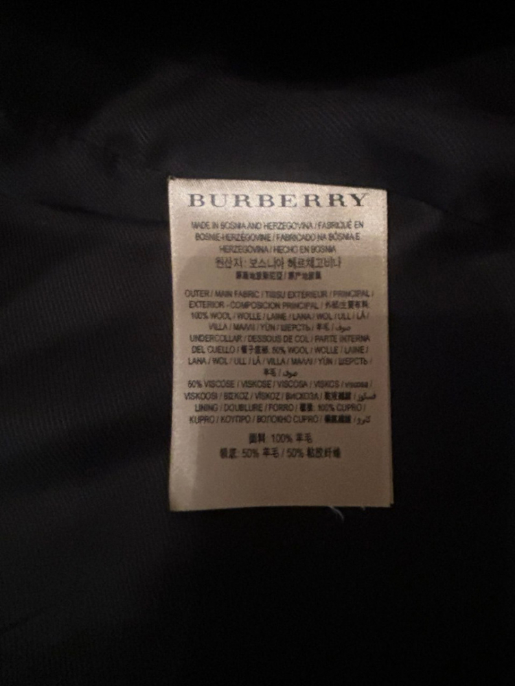 Burberry Karierte Mantel