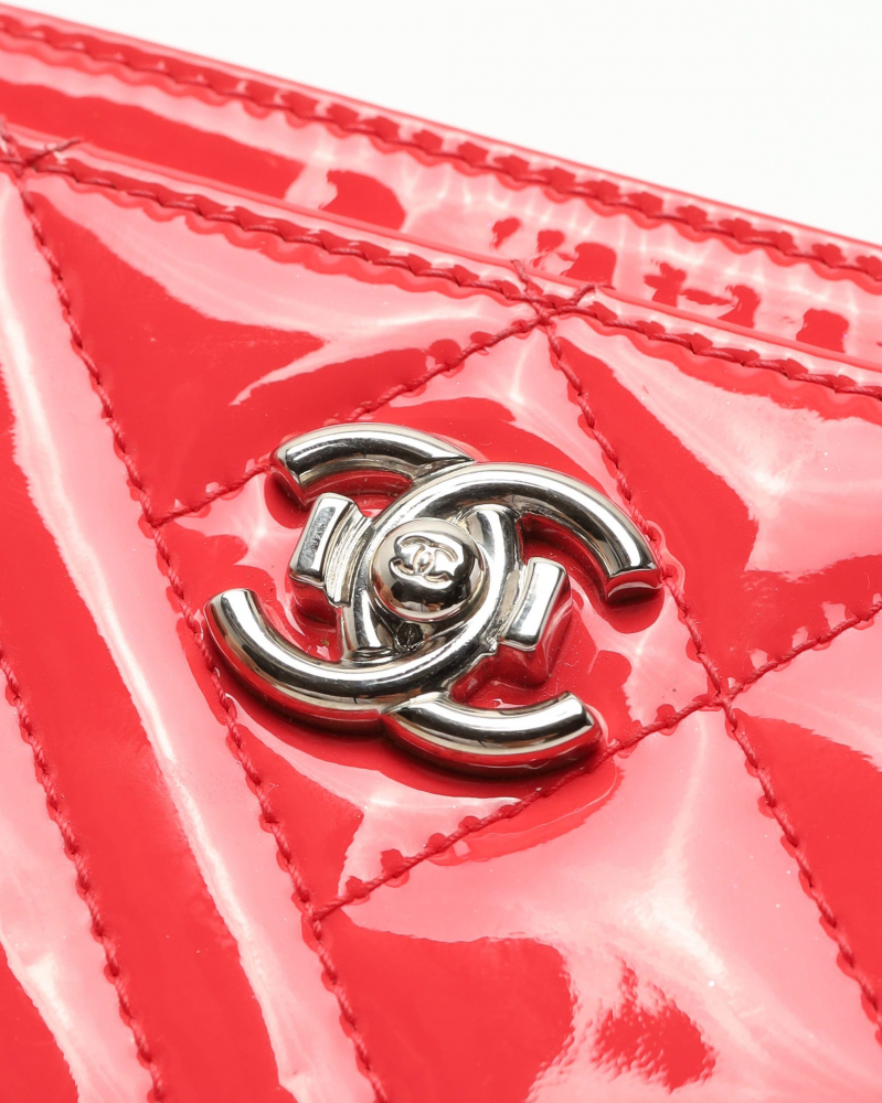 Chanel Patent Leather Card Holder